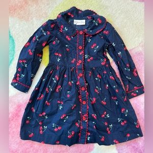 Like new size 4 Rachel Riley cherry dress